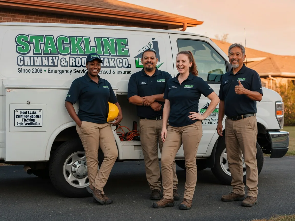 Chimney flashing repair company in Wilsonville, IL